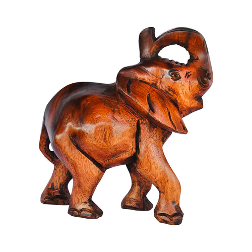 Elephant Wood Carving Figurine