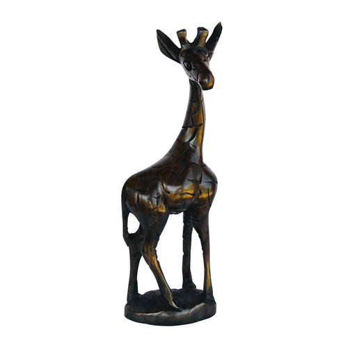 Giraffe Wood Carving - Hand Carved Figurine