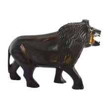 Load image into Gallery viewer, Lion Wood Carving Figurine
