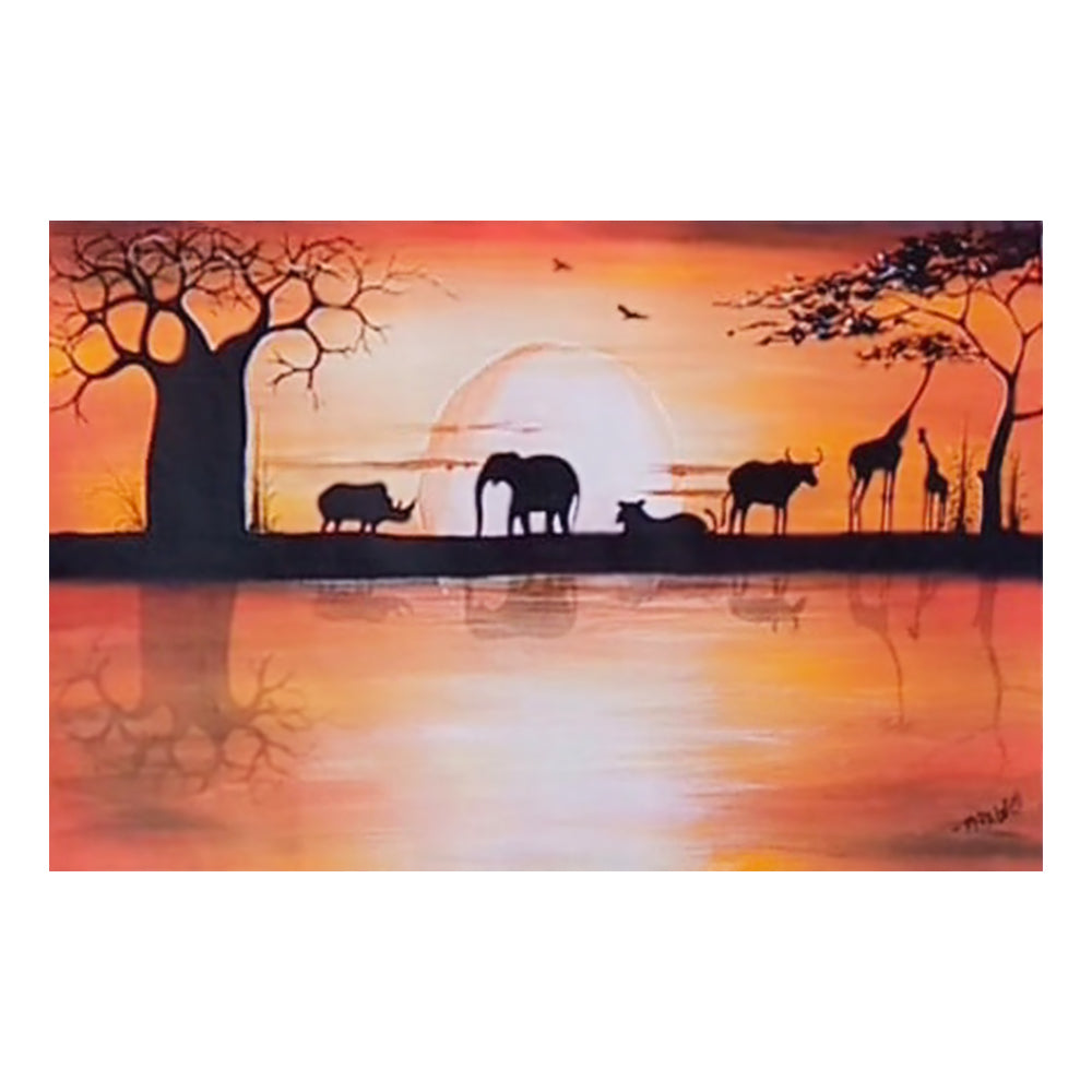 Animal Safari Sunrise