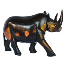 Load image into Gallery viewer, Rhino Wood Carving Figurine
